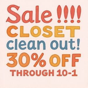 Sale Announcement Poster